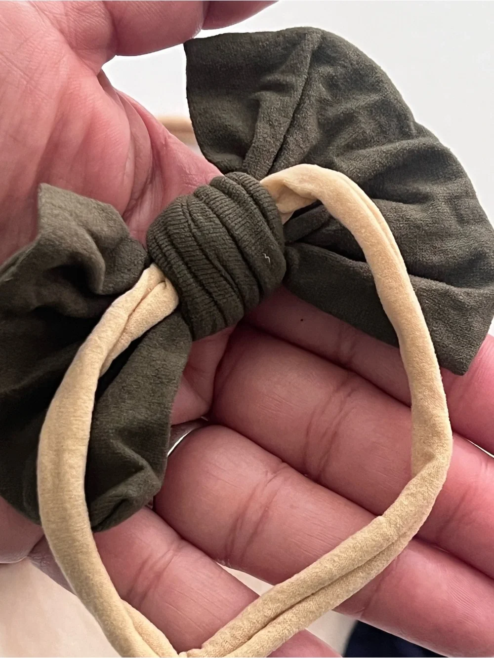 Baby Girl The 3-Piece Autumn Bundle Nylon Handmade Knotted headband